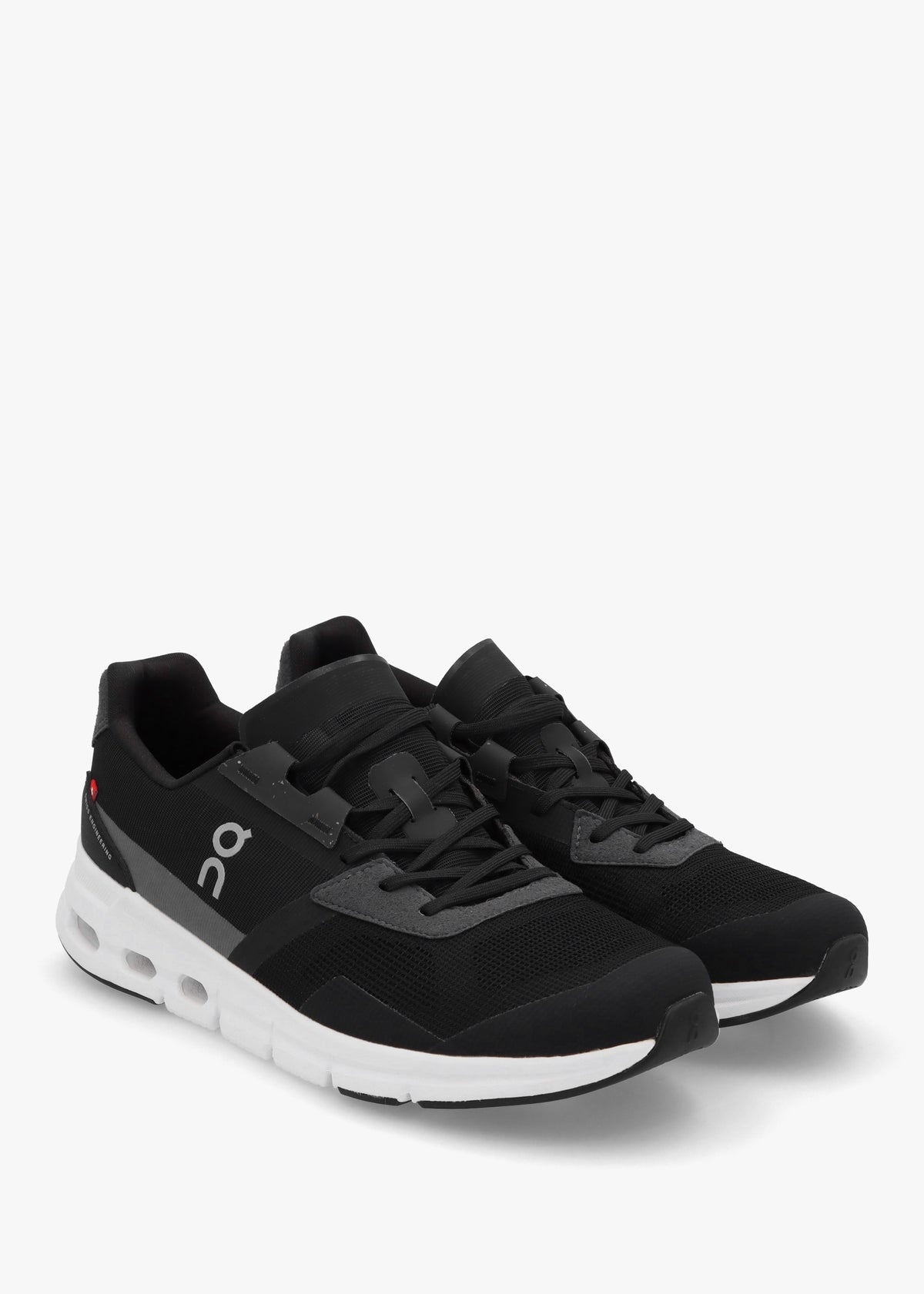 Men's Cloudrift Black White Trainers