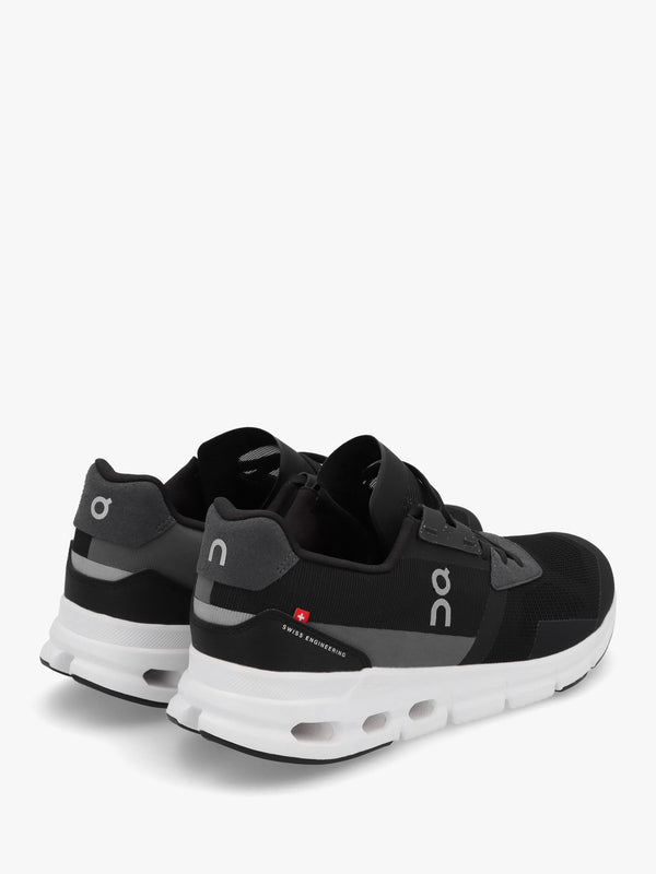 Men's Cloudrift Black White Trainers