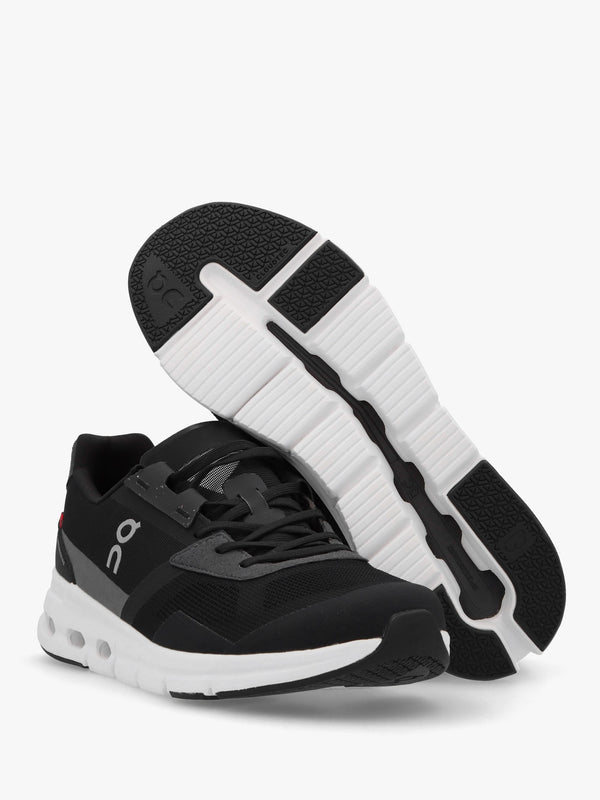 Men's Cloudrift Black White Trainers