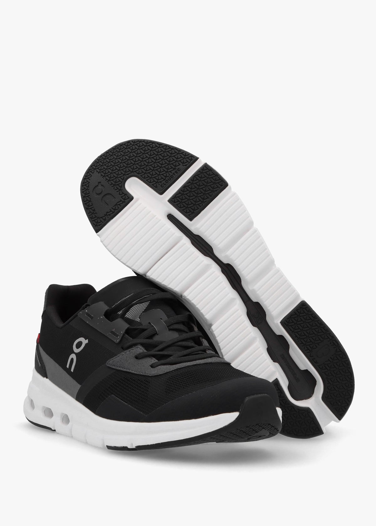 Men's Cloudrift Black White Trainers