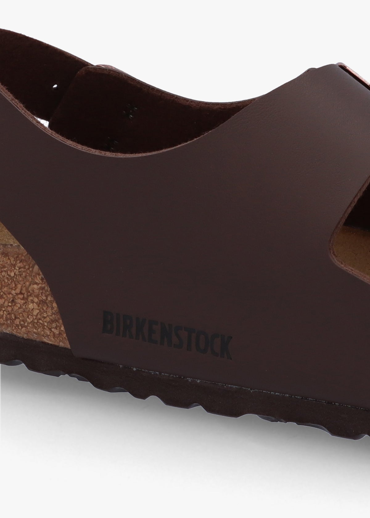 Milano Dark Brown Birko-Flor Sandals
