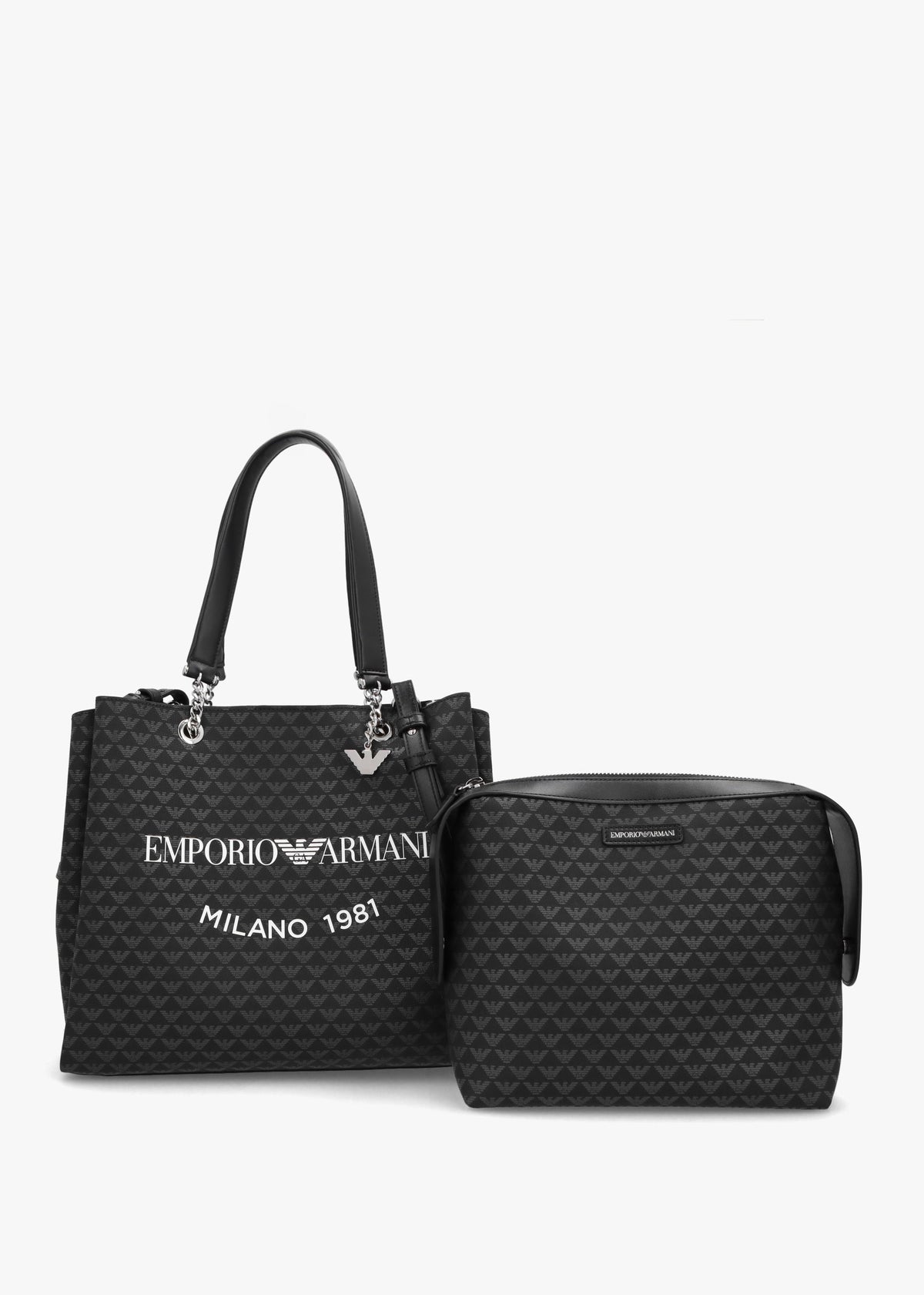 Large Eagle Logo Black White Tote Bag