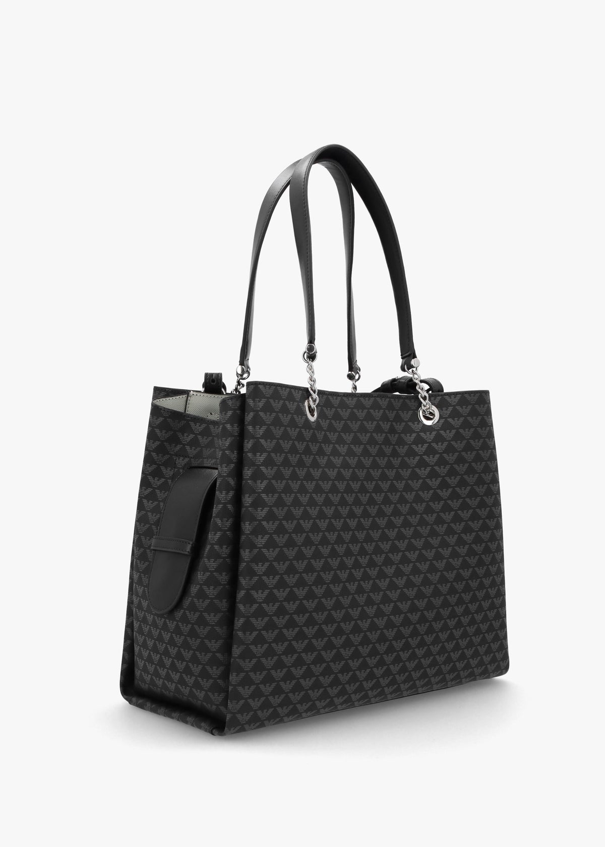 Large Eagle Logo Black White Tote Bag