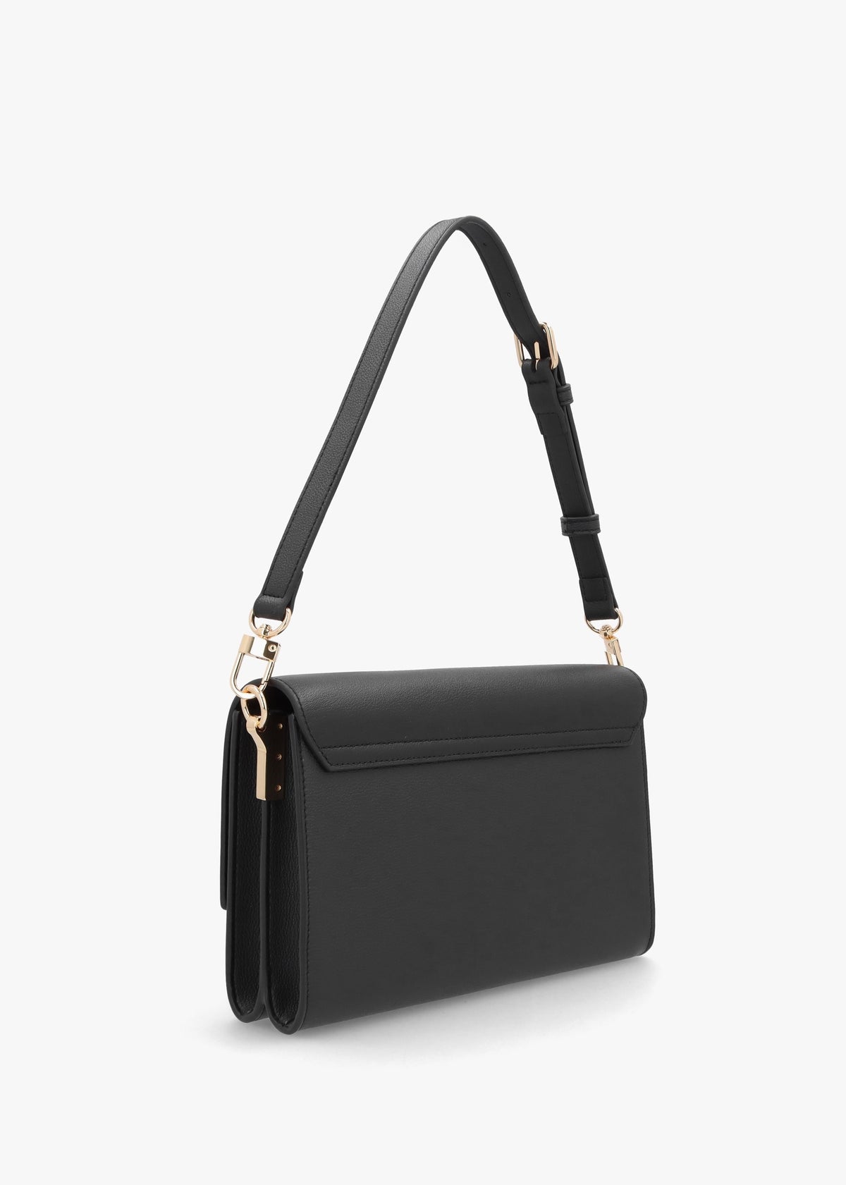 Lover Black Leather Shoulder Bag