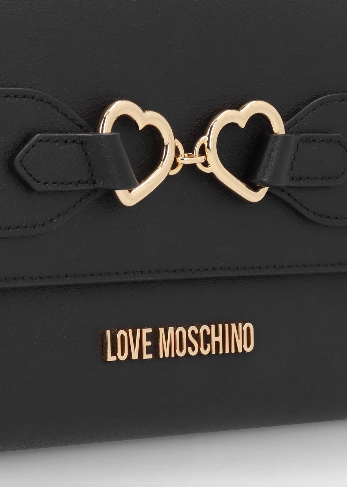 Lover Black Leather Shoulder Bag