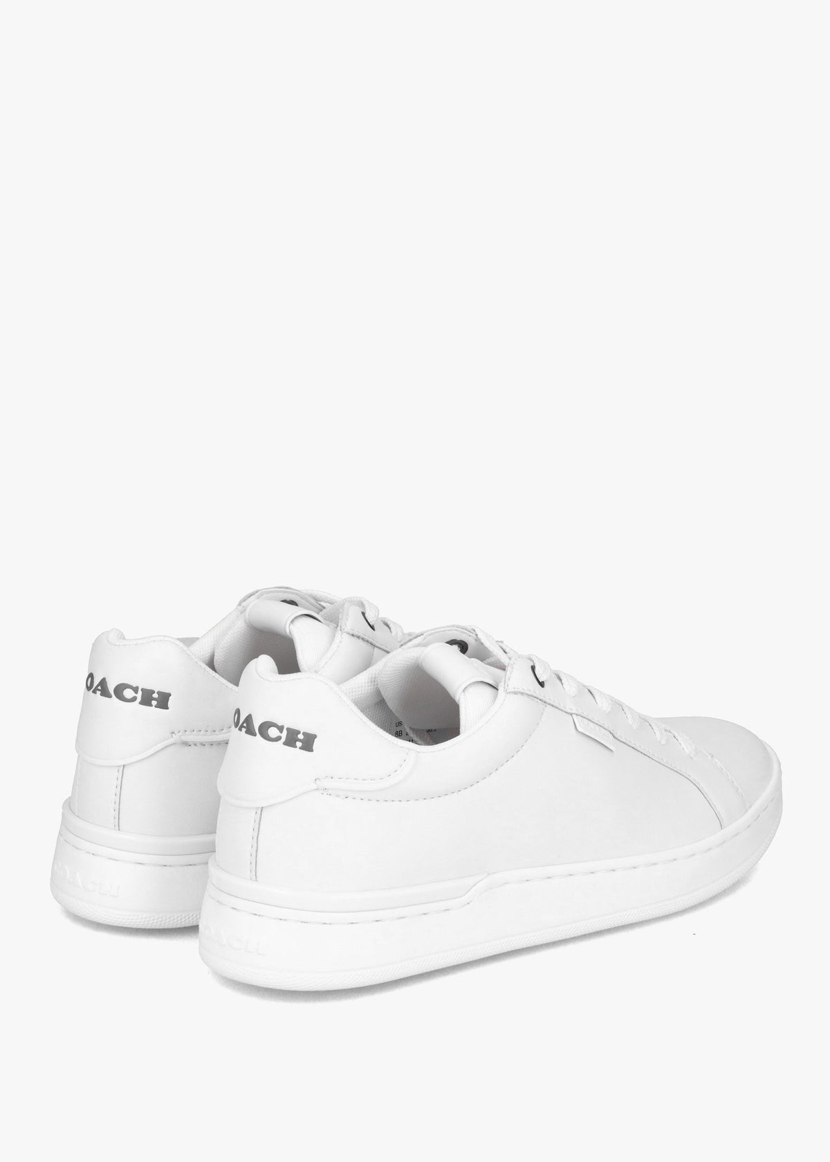 Lowline Optic White Leather Low Top Trainers