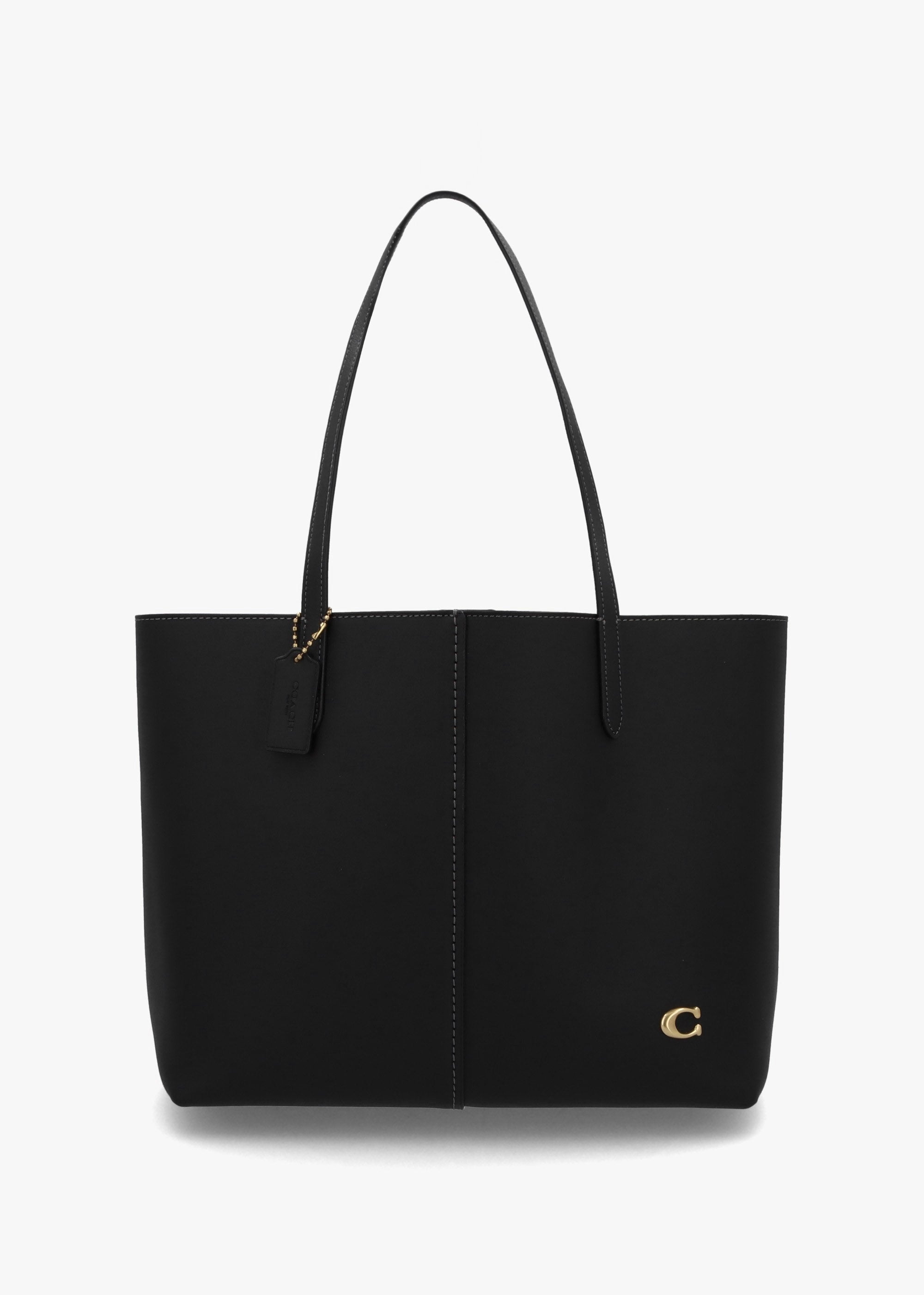 COACH North 32 Black Leather Tote Bag – Daniel Footwear