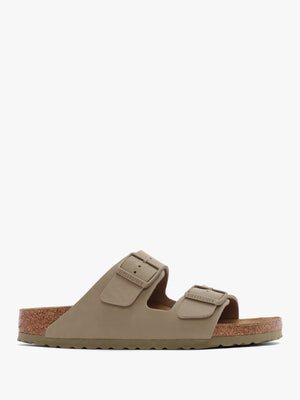 Arizona Birko-Flor Faded Khaki Two Bar Mules