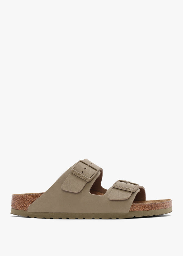 Arizona Birko-Flor Faded Khaki Two Bar Mules