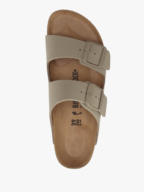 Arizona Birko-Flor Faded Khaki Two Bar Mules