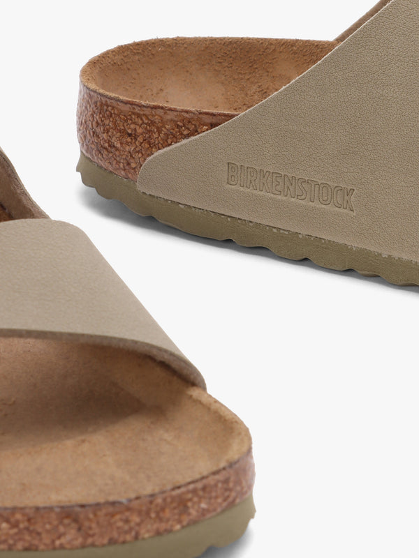 Arizona Birko-Flor Faded Khaki Two Bar Mules
