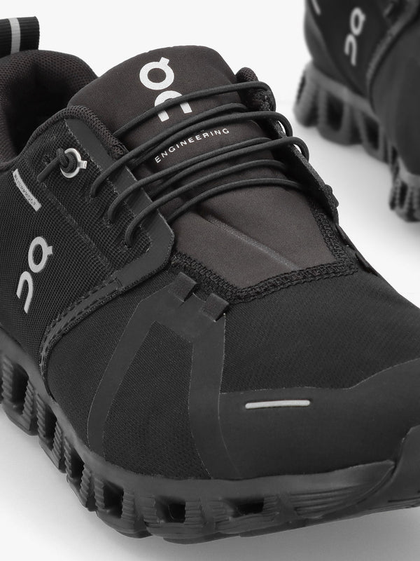 Men’s Cloud 5 Waterproof All Black Trainers