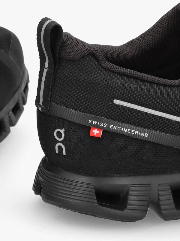 Men’s Cloud 5 Waterproof All Black Trainers