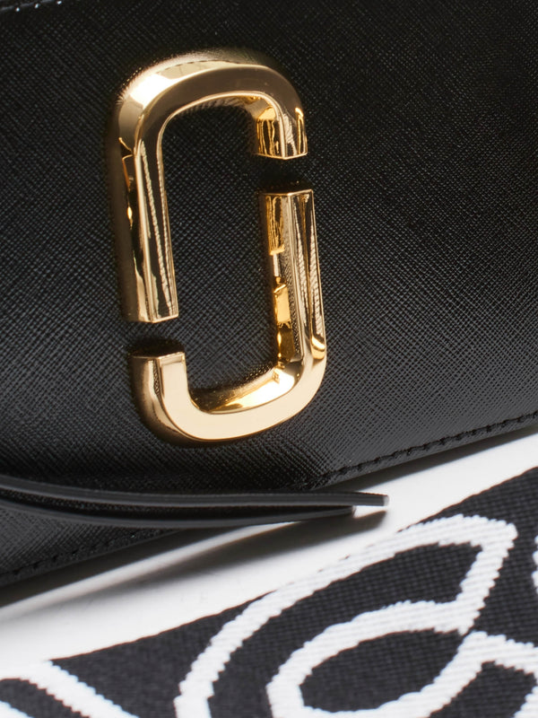 The Snapshot Black Multi Leather Camera Bag