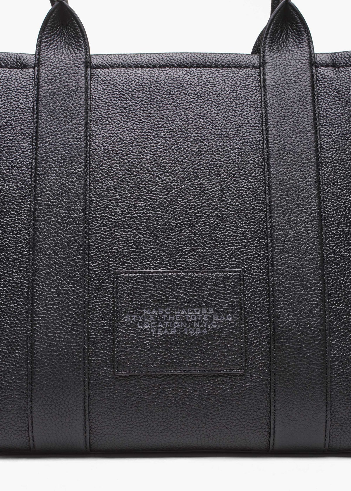 The Leather Large Black Tote Bag