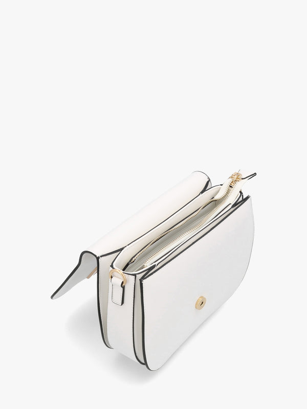 Princesa Flap Bianco Cross-Body Bag