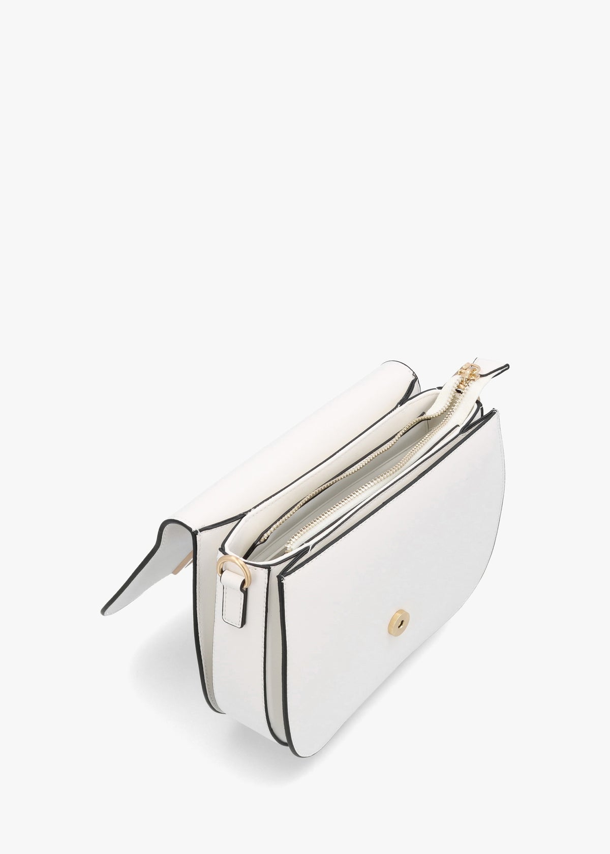 Princesa Flap Bianco Cross-Body Bag