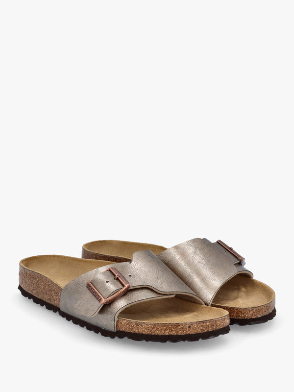 Catalina Birko-Flor Graceful Taupe Mules