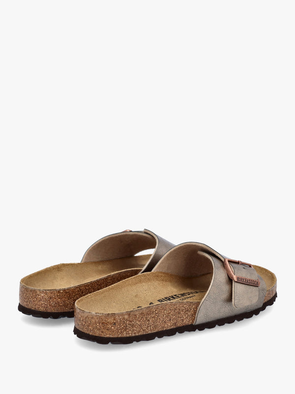Catalina Birko-Flor Graceful Taupe Mules