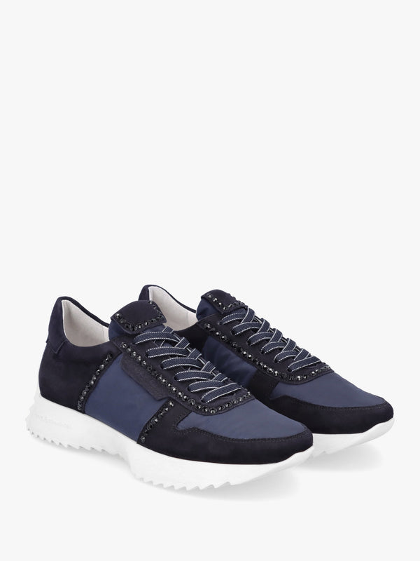 Pull Diamante Ocean Suede Trainers