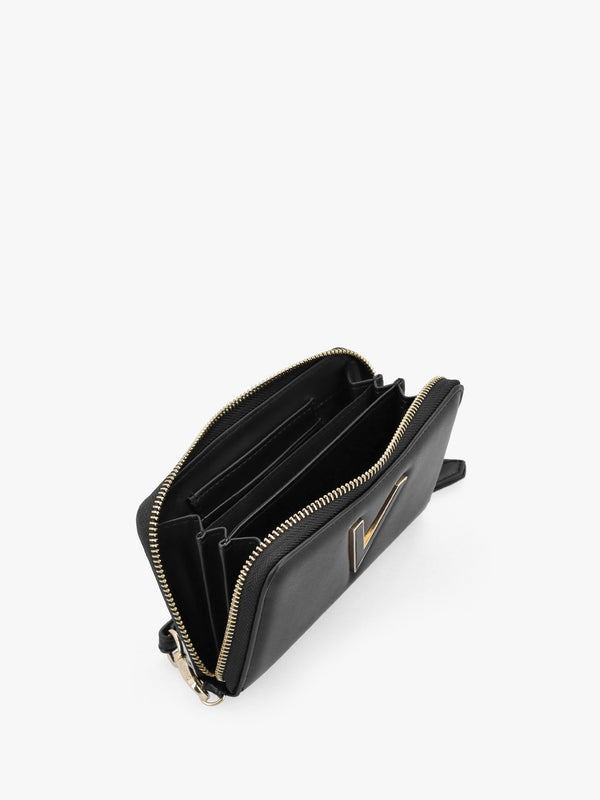 Coney Nero Zip Around Wallet