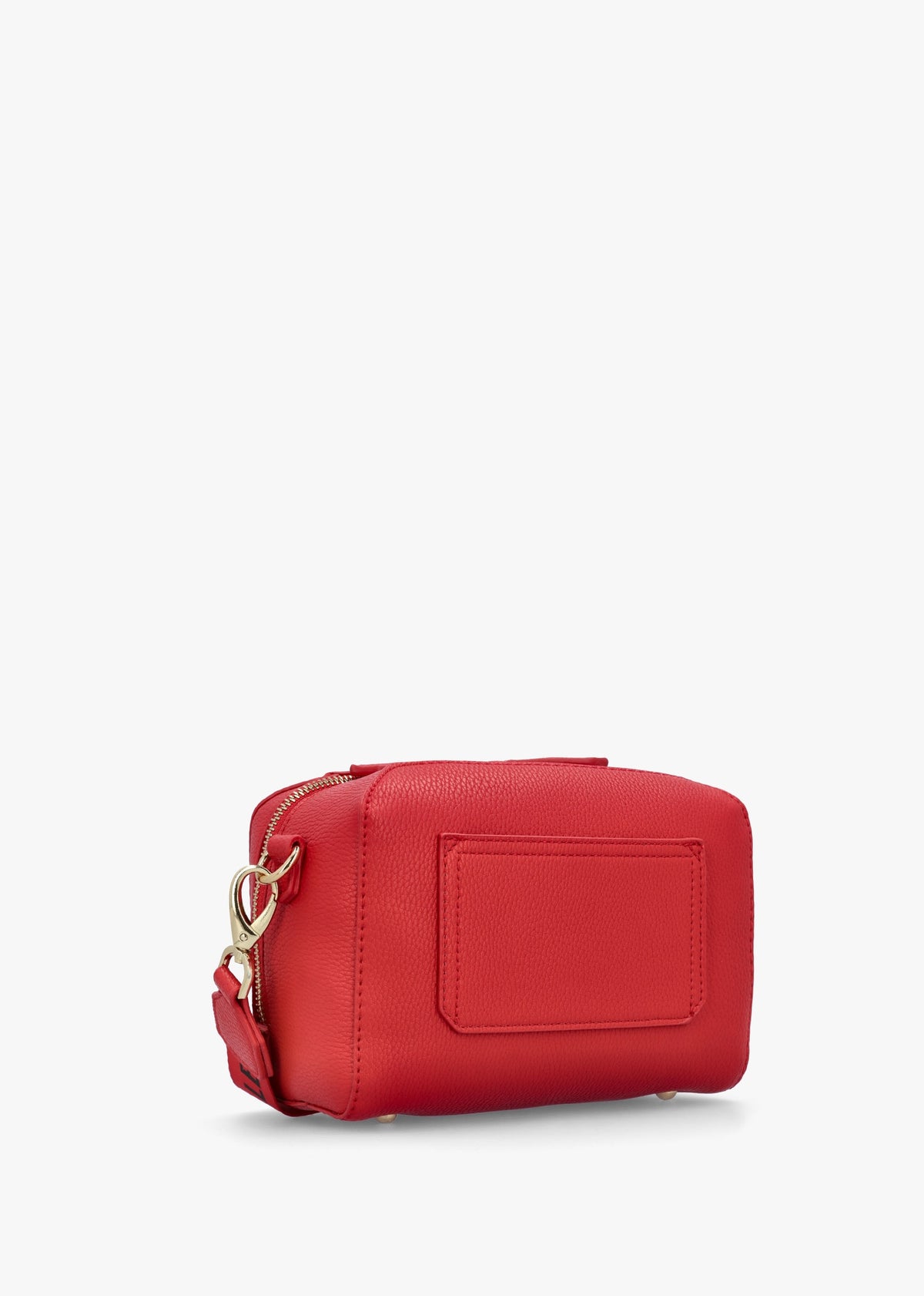 Pattie Haversack Pebbled Rosso Cross-Body Bag