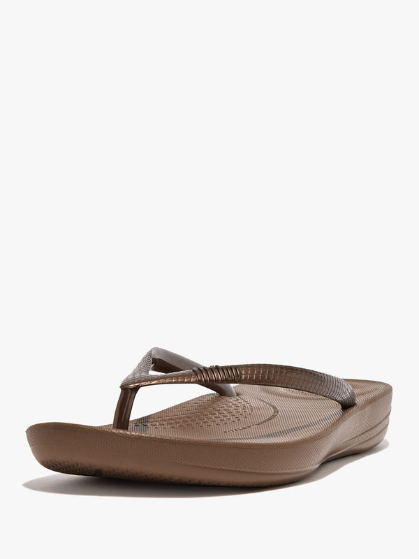 Iqushion Bronze Ergonomic Flip Flops