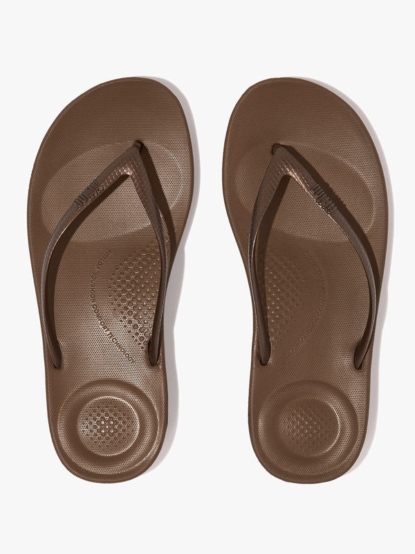 Iqushion Bronze Ergonomic Flip Flops