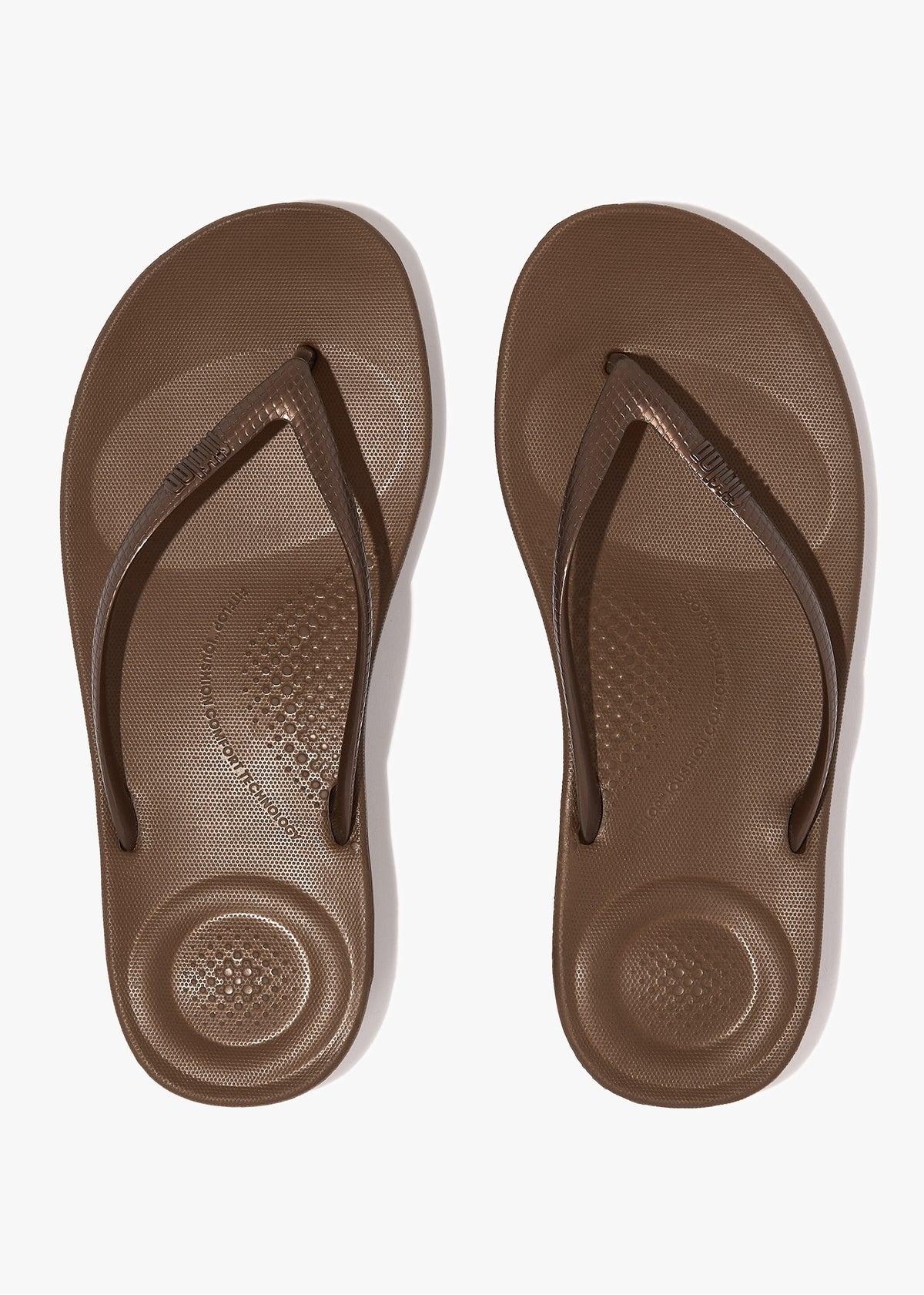 Iqushion Bronze Ergonomic Flip Flops