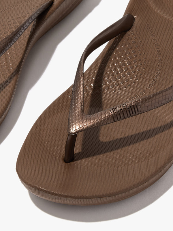 Iqushion Bronze Ergonomic Flip Flops