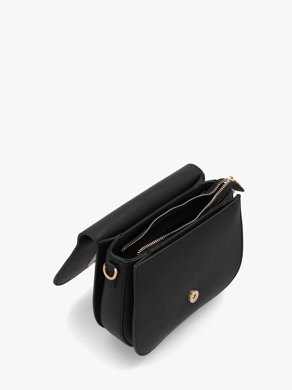 Princesa Flap Nero Cross-Body Bag