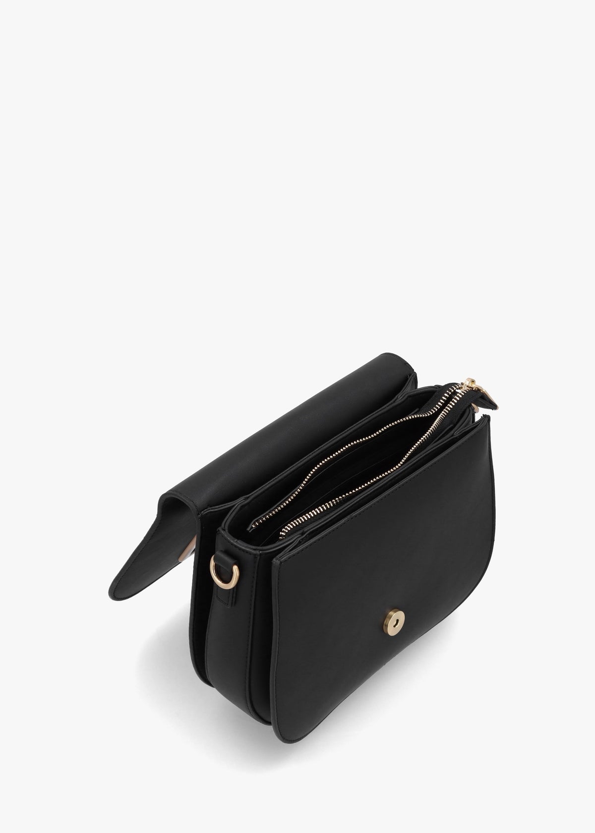 Princesa Flap Nero Cross-Body Bag