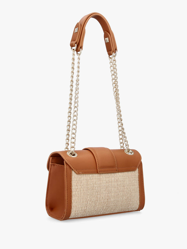 Tribeca Flap Naturale Cuoio Shoulder Bag