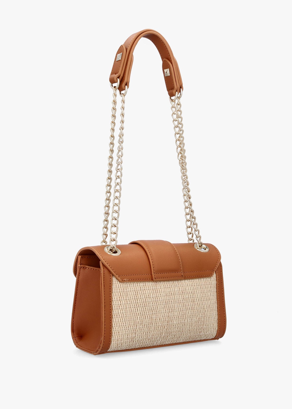 Tribeca Flap Naturale Cuoio Shoulder Bag