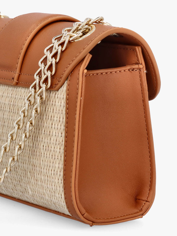 Tribeca Flap Naturale Cuoio Shoulder Bag