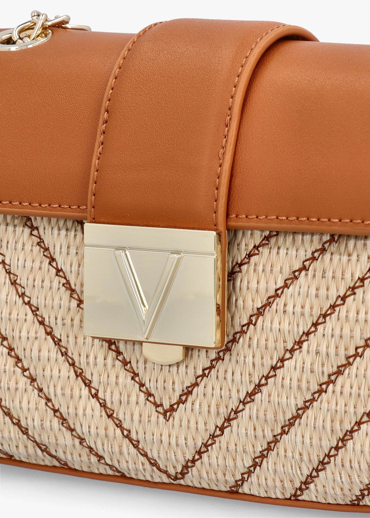 Tribeca Flap Naturale Cuoio Shoulder Bag