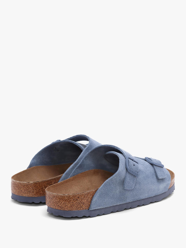 Zurich Elemental Blue Suede Leather Mules