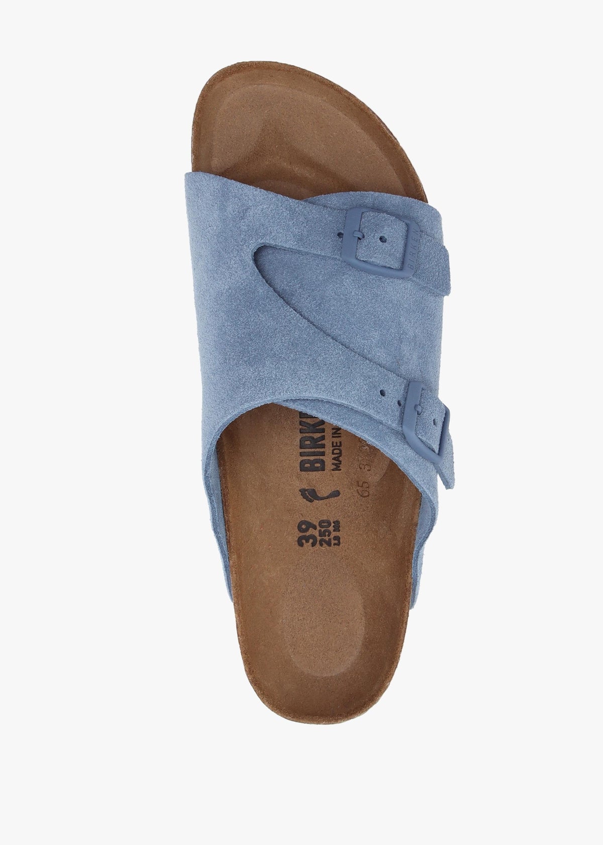 Zurich Elemental Blue Suede Leather Mules