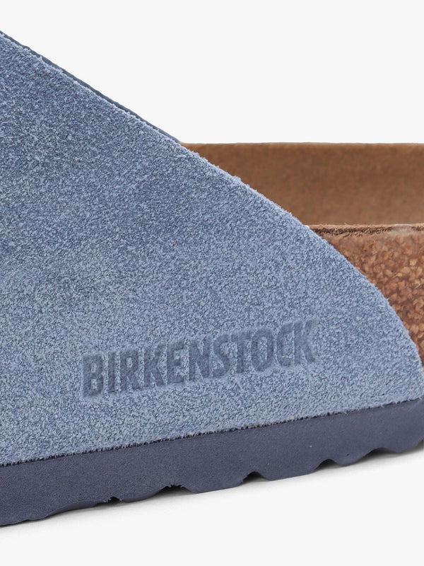 Zurich Elemental Blue Suede Leather Mules
