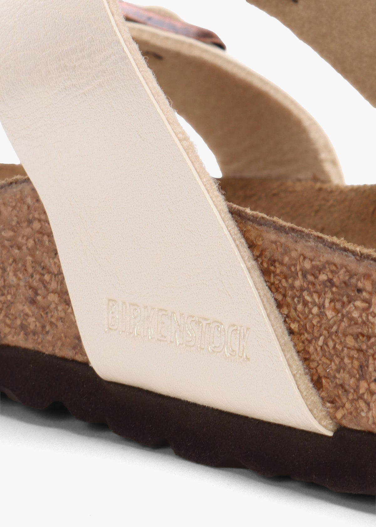Mayari Graceful Pearl White Birko-Flor Thong Sandals