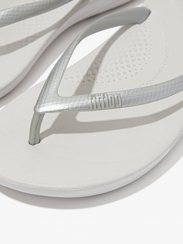 Iqushion Silver Ergonomic Flip Flops