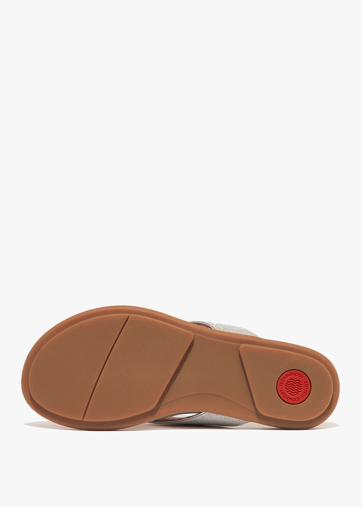 Gracie Shimmerlux Silver Flip Flops