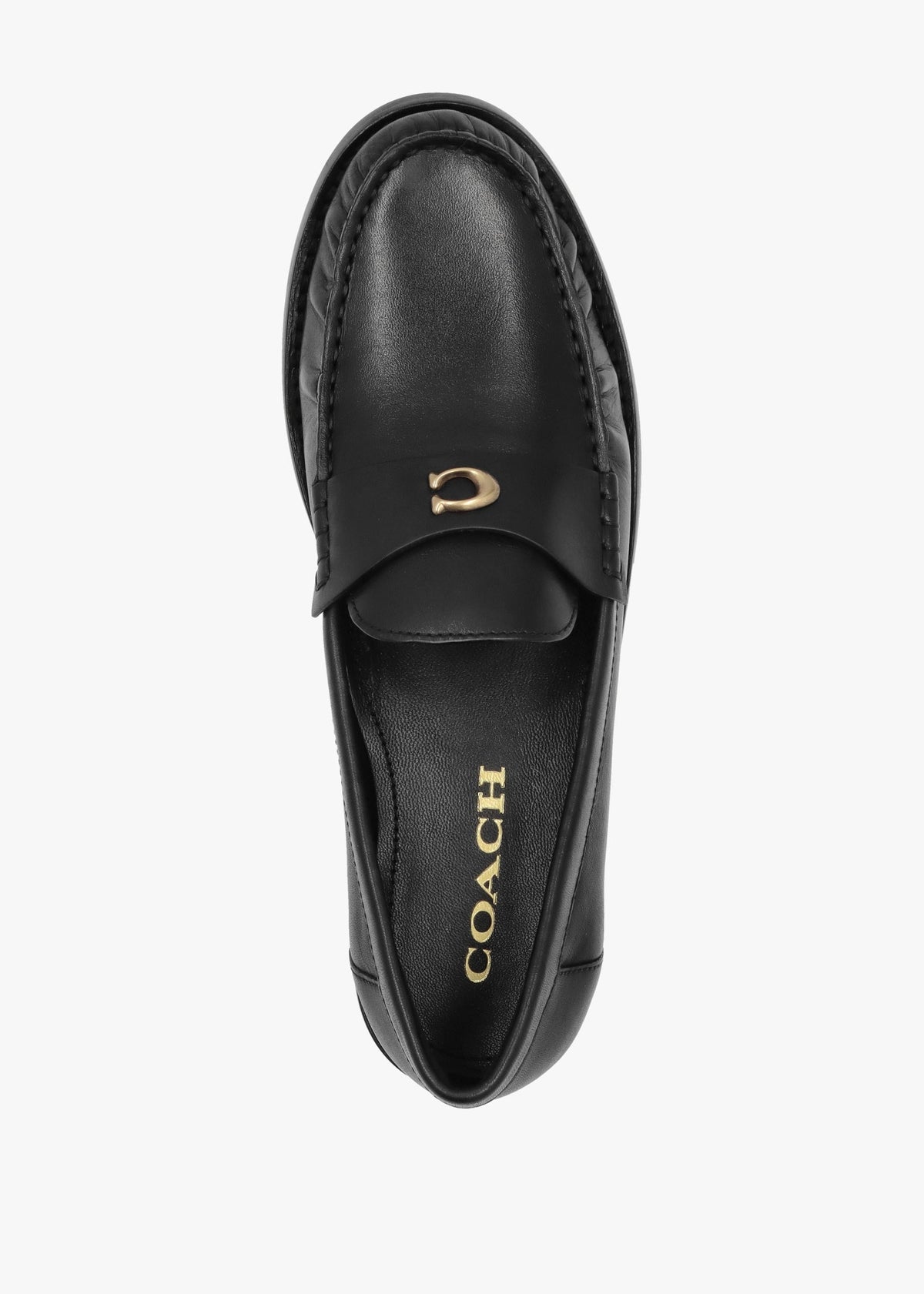Jolene Black Leather Loafers