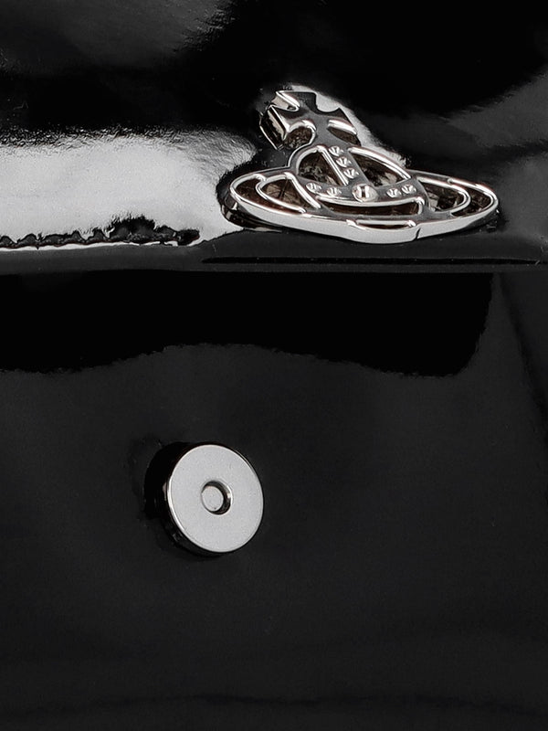 Small Hazel Black Recycled PU Shoulder Bag