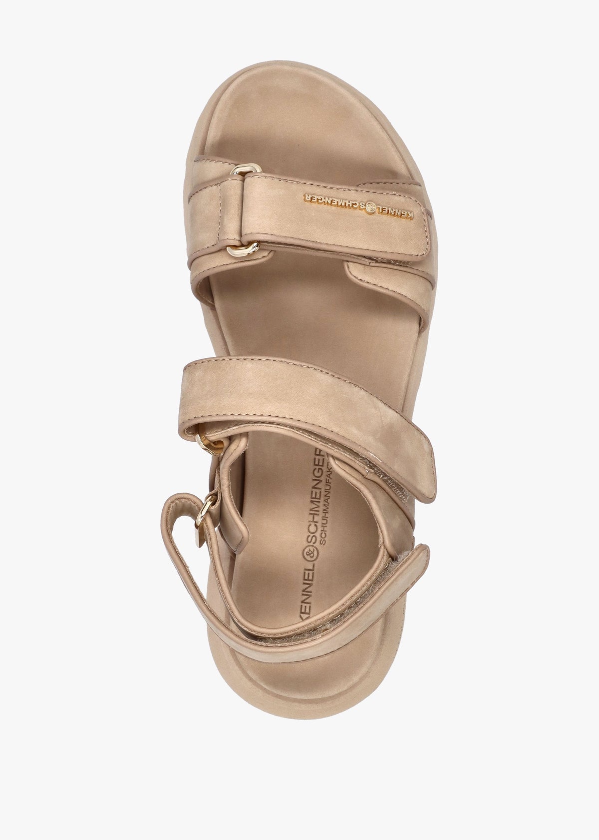 Skill Beige Nubuck Chunky Sandals