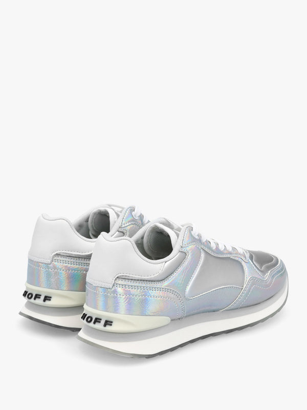 City Silver Iridescent Trainers