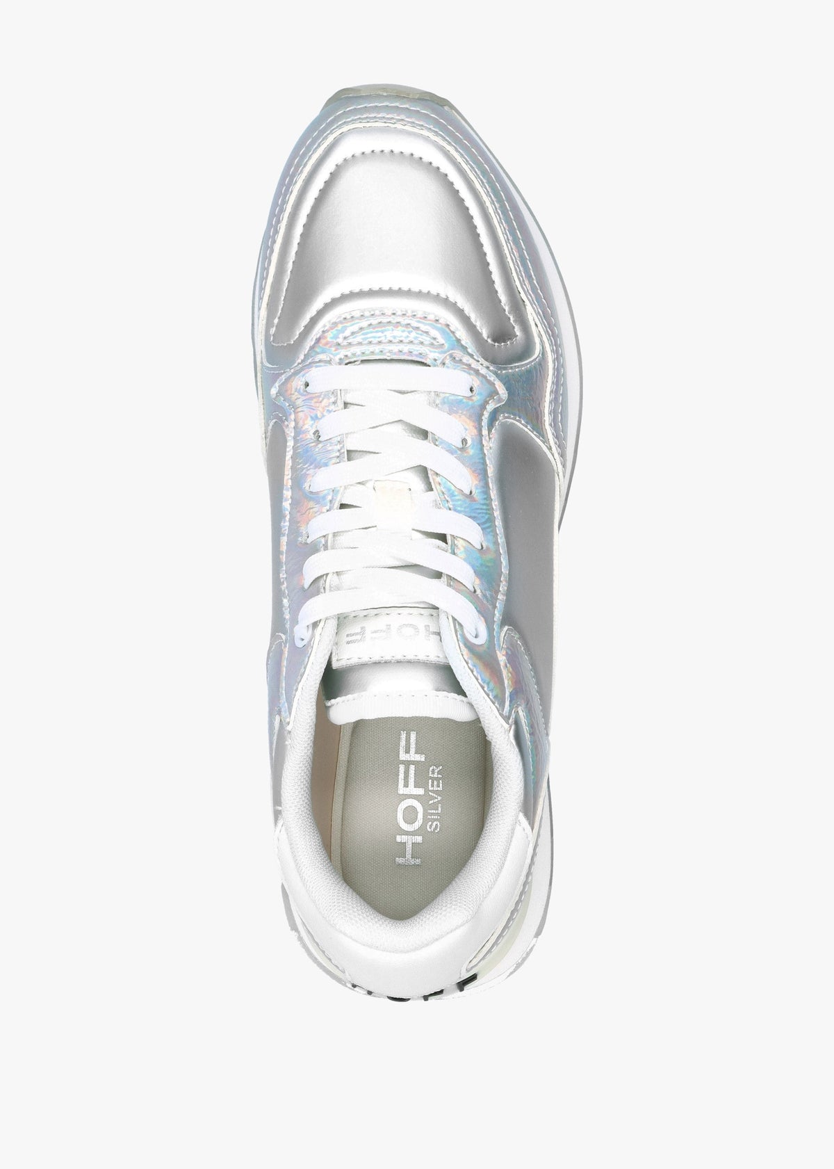 City Silver Iridescent Trainers