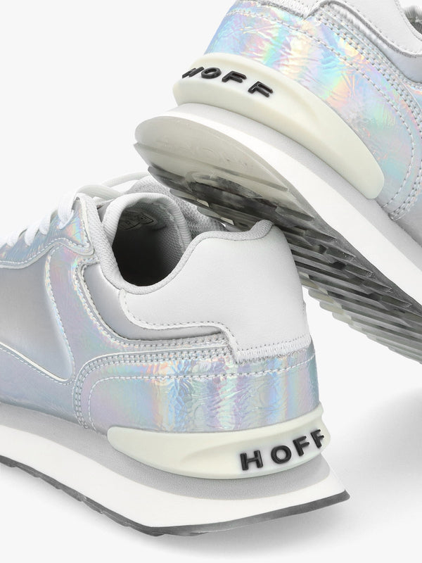 City Silver Iridescent Trainers