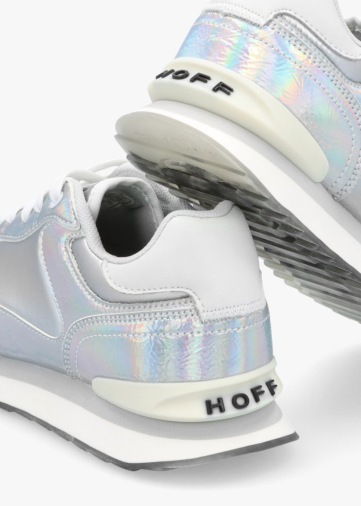 City Silver Iridescent Trainers