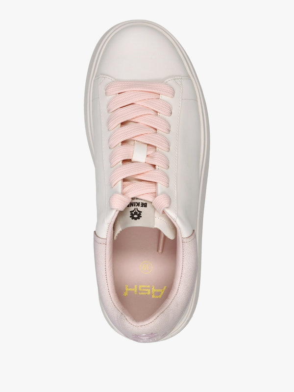 Moby Be Kind White Bubble Gum Chrome Free Leather Trainers